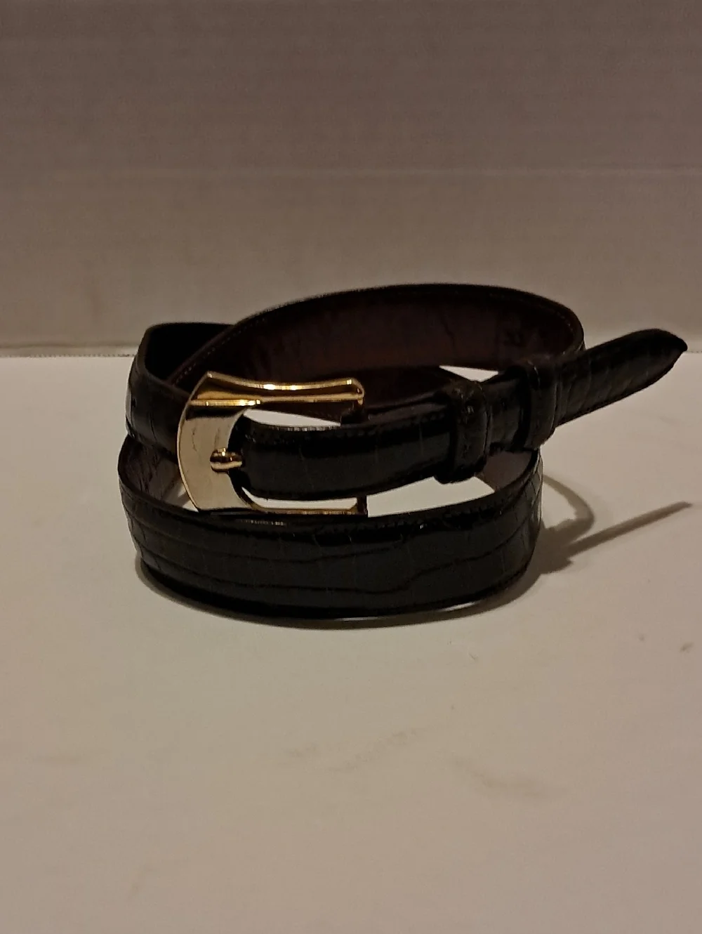 Douglas Magnus Genuine American Alligator Leather Belt Made in USA